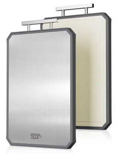 SNOWCLAD Stainless Steel Cutting Board meat Double Sided Dishwasher Safe - Picture 1 of 3