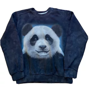 The Mountain Adult Unisex Panda Bear Sweatshirt Black Size Small - Picture 1 of 5