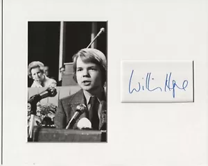 William Hague conservative party signed genuine autograph UACC RD COA - Picture 1 of 1