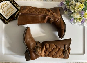 GIRLS Rachel Shoes Buckle Winter Boots Size 5 (35) - Picture 1 of 11