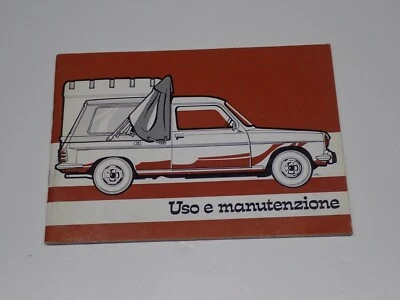 CHRYSLER SIMCA CANGURO PICK UP  LIBRETTO USO E MANUTENZIONE 1978 - Immagine 1 di 4