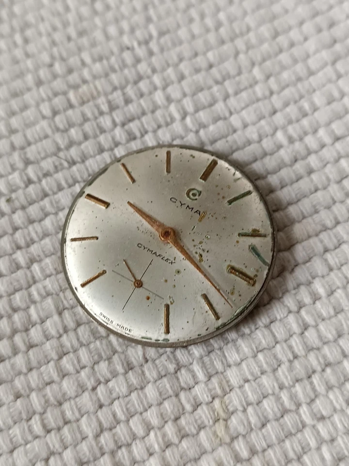 VINTAGE CYMA CYMAFLEX CAL 586 K WRISTWATCH MOVEMENT FOR REPAIR OR PARTS - Image 1 of 2