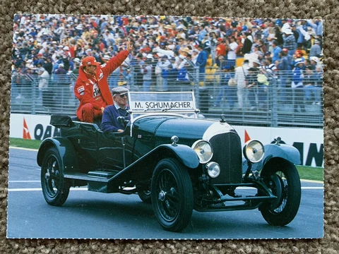 Michael Schumacher Ferrari Post Card Australian Grand Prix Cover