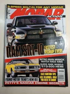 Mopar Action Magazine June 2002 Challenger R/T Cuda Dodge Ram Hemi A100 Dart SRT - Picture 1 of 3