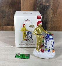 Star Wars Hallmark C-3PO & R2-D2 Peekbuster Keepsake Motion Activated Sound 2019