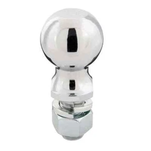 Sure Pull 2" trailer Hitch Ball 1" Diameter x 1-1/4" Long Shank Chrome 8000 lb - Picture 1 of 1