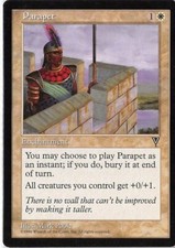 Parapet *PLAYSET* Magic MtG x4 Visions SP