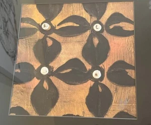 "ROMA MOULDING" ART - Floral - 22" BY 22" Wall Decor Collection - Picture 1 of 2