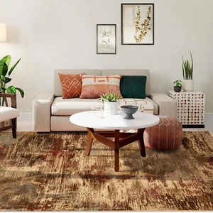 Kahuna Abstract Contemporary Runner Jute Backing Power-Loomed Indoor Area Rug - Picture 1 of 9
