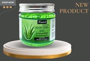 Organic Aloe Vera Cucumber Gel for Face & Hair Care 7.76oz - Picture 1 of 4
