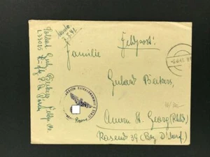 Dt. Reich Felpost Feldpost n.º L33025 Poznan - 3.8.1941 - Imagen 1 de 2