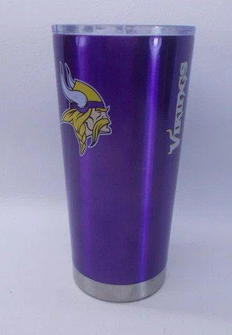 Minnesota Vikings 20oz Stainless Steel Vacuum Insulated Travel Tumbler Mug Cover