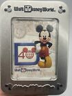 Walt Disney World Celebrating 40th Years of Magic Playing Cards & Tin Can New
