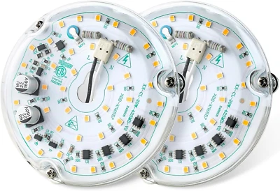 2 Pack 4'' 20W LED Ceiling Fan Light Retrofit Kit, Ceiling Light Replacement, LE - Image 1 of 4