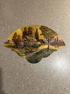 VINTAGE Jackson Hardware Advertising Hand Fan Clendenin West Virginia Phone 3151 - Picture 1 of 5