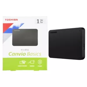 HD HARD DISK ESTERNO 1TB TOSHIBA 2.5 1TB USB 3.0 CANVIO NERO HDTB510EK3AA 1000GB - Imagen 1 de 7