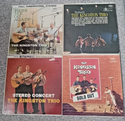 The Kingston Trio  Vintage Lot Of 4  Albums  Capitol Records - Image 1 of 2