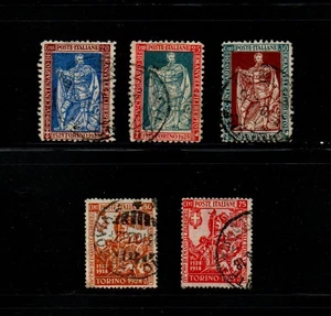 Italy - Scott 201-205 - Used - Picture 1 of 1