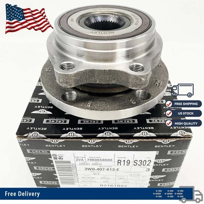 Cojinete de cubo de rueda 3W0407613E para Bentley Continental GT, GTC y Flying Spur Foto 1 de 4
