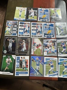 Justin Herbert 19 Karten Lot Los Angeles Chargers QB NFL verschiedene Jahre Panini - Bild 1 von 5