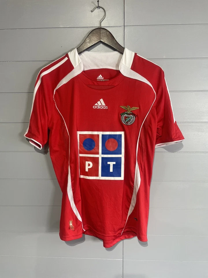 SL Benfica Jersey Men's Medium SLB Red  Football Soccer Futbol Shirt - Image 1 of 4