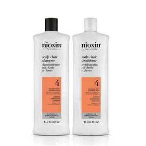 Nioxin System 4 Cleanser Shampoo and Scalp Therapy Conditioner 33.8oz Set / Dou - Picture 1 of 1