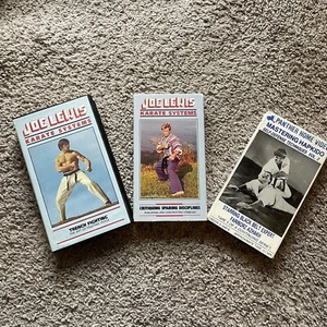 Lot of 3 Vintage Kung Fu VHS Karate Tapes Joe Lewis Faribor Azhakh 90s Y2K - Picture 1 of 17