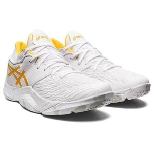 Asics Basketball Shoes UNPRE ARS LOW Cream/Golden Yellow 1063A056.102 E 2023 JP - Picture 1 of 7
