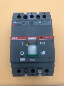 ABB S1N SACE S1 100Ampe 277/480 VAC 3-poliger Schutzschalter - Bild 1 von 3