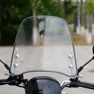ATV Windshield Motorcycle Windscreen Wind Deflector Flexible Front Flyscreen - Picture 1 of 12