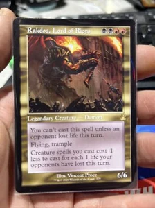 1x (379) Rakdos, Lord of Riots - RETRO FRAME MTG Ravnica Remastered NM Magic Reg - Picture 1 of 4
