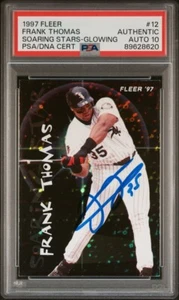 Frank Thomas 1997 Fleer Soaring Stars Glowing #12 - PSA/ADN 10 gemas ¡Como nuevo! - Imagen 1 de 2
