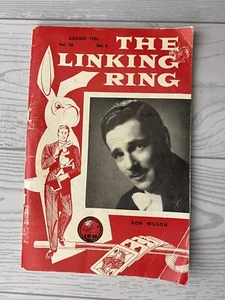 The Linking Ring Brotherhood Of Magicians Magazine August 1956 IBM Elvis magic - Picture 1 of 11