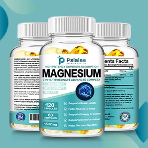 Magnesio - L-treonato, bisglicinato, malato - chelato, per dormire, crampi - Foto 1 di 13