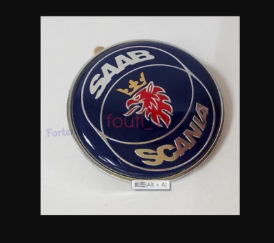 SCANIA SAAB 900 Badge Front Bonnet hood Emblem 1978-1998 4522884 50mm - Image 1 of 2