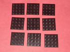 Genuine Lego - Lot Of 9 Dark Grey 4x4 Lego Base Plates In Vgc