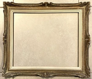 very large robust vintage 20 x 23 1/4 ceruse solid Montparnasse wood frame 1950 - Picture 1 of 2