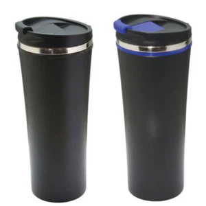 Cup Mug Bottle Tumbler Stainless Steel Vacuum Flask Thermos Hot Cold Drinks 15oz - Picture 1 of 5