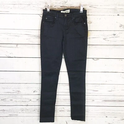 Calça jeans skinny listra azul têxtil Elizabeth & James Debbie tamanho 24 nova com etiquetas - Imagem 1 de 4