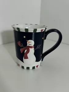 Sonoma Christmas Mug Coffee Cup Snowman Moon Stars Holiday - Picture 1 of 3