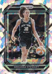 Panini WNBA Prizm Breanna Stewart Cracked Ice Prizm #17 New York Liberty 2023 - Imagen 1 de 2