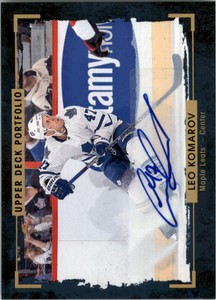 2015-16 Upper Deck Portfolio Autographs Hockey Card Pick (Inserts)