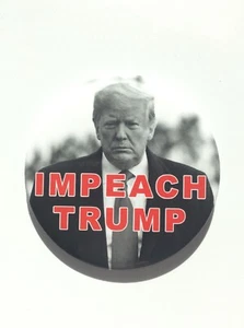 2020 Anti-Donald Trump Campaign 3" Button "Impeach Trump" Pin Impeachment - Bild 1 von 2