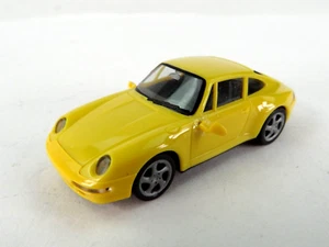 Herpa 1:87 022163 Porsche 911 Carrera Coupe gelb #Spiegel falsch montiert - Picture 1 of 7
