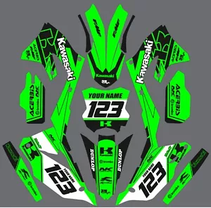Kit gráfico para calcomanías Kawasaki KXF450 KX450f KX 450f 2019 2020 2021 2022 - Imagen 1 de 1