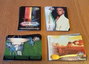 STAR TREK CINEMA 2000 TRADING CARD CHASE SETS X 4 BY SKYBOX 2000 COLLECTION. - Picture 1 of 12