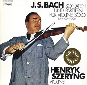 3LP Box BACH 6 Sonatas & Partitas for Violin Solo HENRYK SZERYNG EMI C147-28561 - Picture 1 of 3