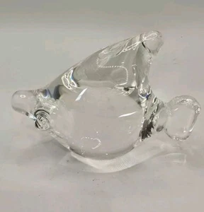 Vintage Steuben signiert - Fisch Kristallglas Fisch Figur Briefbeschwerer - Bild 1 von 9