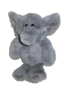 13" Ty Attic Treasures Gray ELLA Elephant Plush Stuffed Animal 2017 - Picture 1 of 2