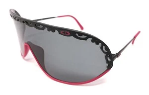 OCCHIALI DA SOLE UOMO CHRISTIAN DIOR CD 2501 93 NERO E ROSSO VINTAGE - Picture 1 of 4